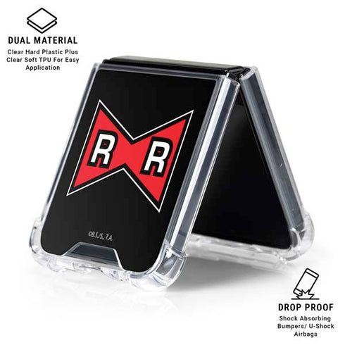 Dragon Ball Z Red Ribbon Army Galaxy Z Flip6 Clear Case